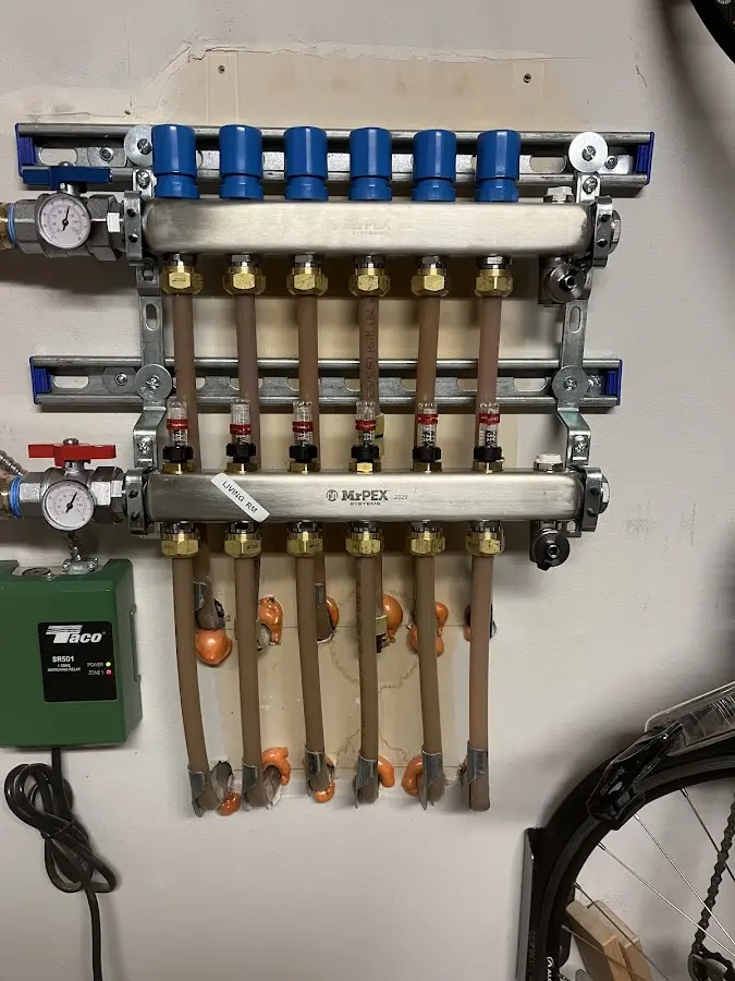 Plumber performing Gas Line Installation at a residential property in Cusseta-Chattahoochee County